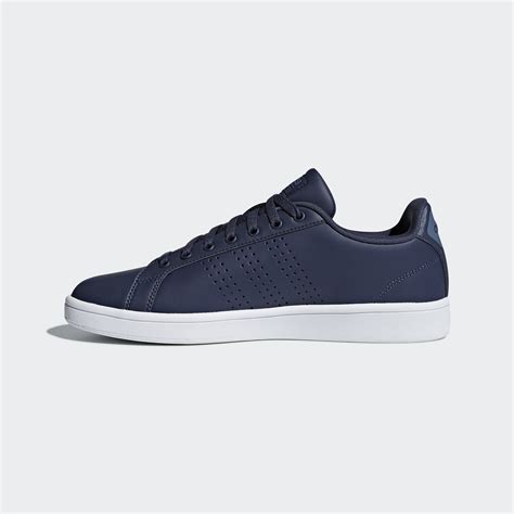 adidas cloudfoam advantage clean sneakers wit blauw heren|adidas Men's Cloudfoam Advantage Clean Sneakers.